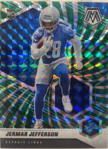Jermar Jefferson [Green Swirl Mosaic] #375