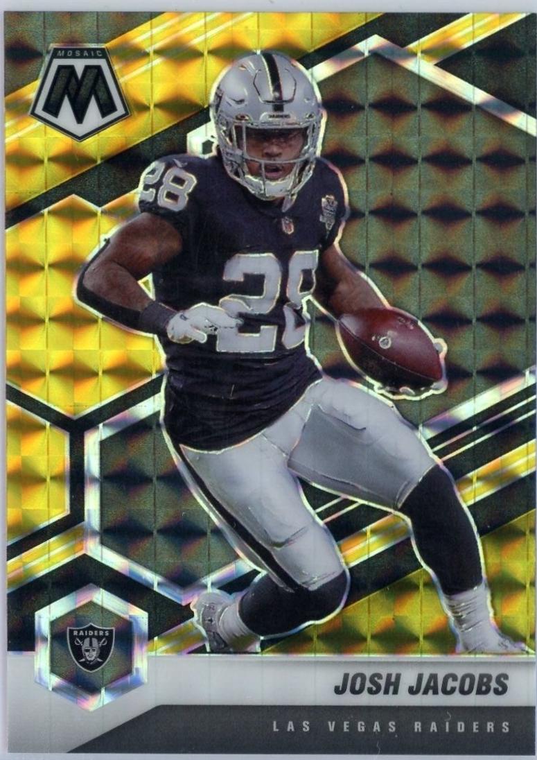 Josh Jacobs [Choice Black Gold Mosaic] #107