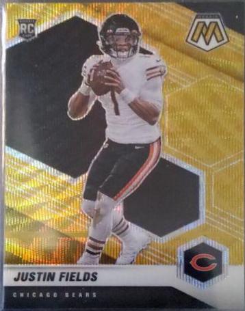 Justin Fields [Gold Wave Mosaic] #304