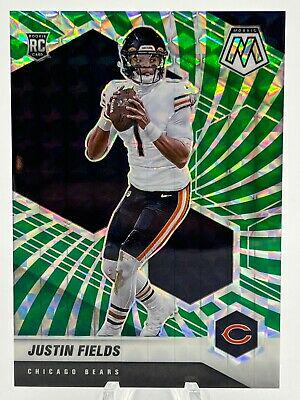 Justin Fields [Green Swirl Mosaic] #304