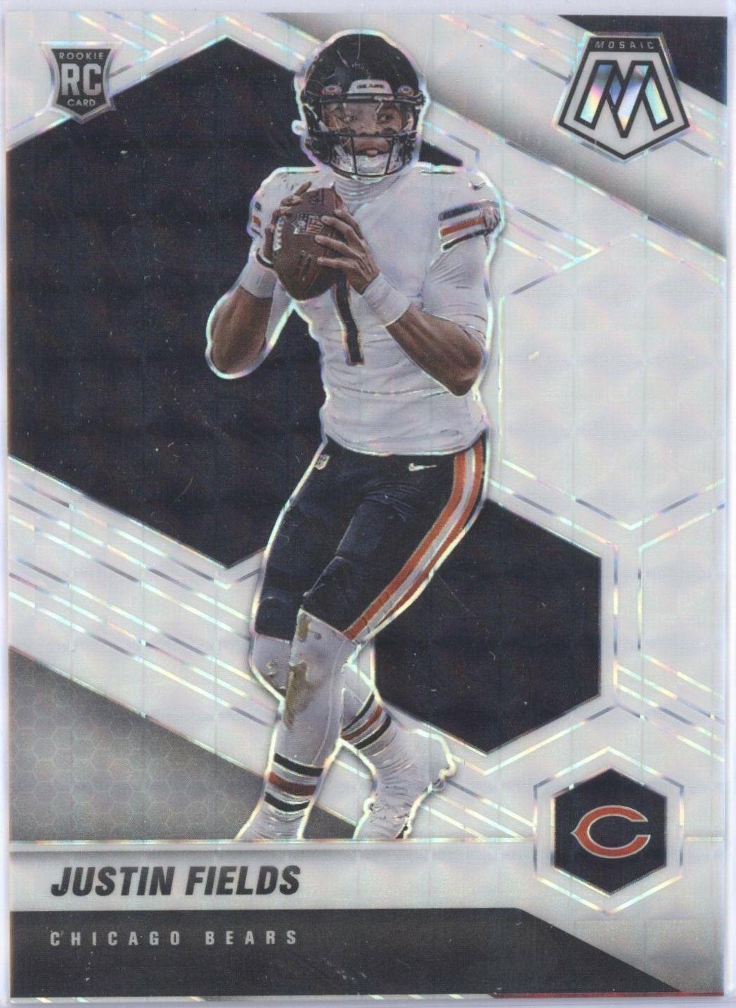 Justin Fields [White Mosaic] #304