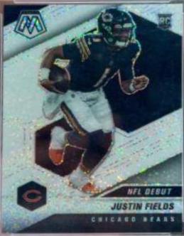 Justin Fields [White Sparkle] #304