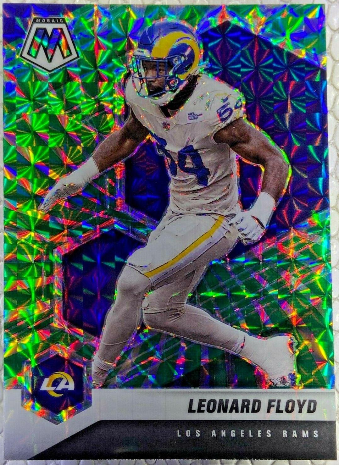 Leonard Floyd [Green Swirl Mosaic] #121
