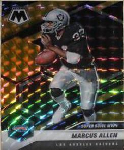 Marcus Allen [Choice Black Gold Mosaic] #298