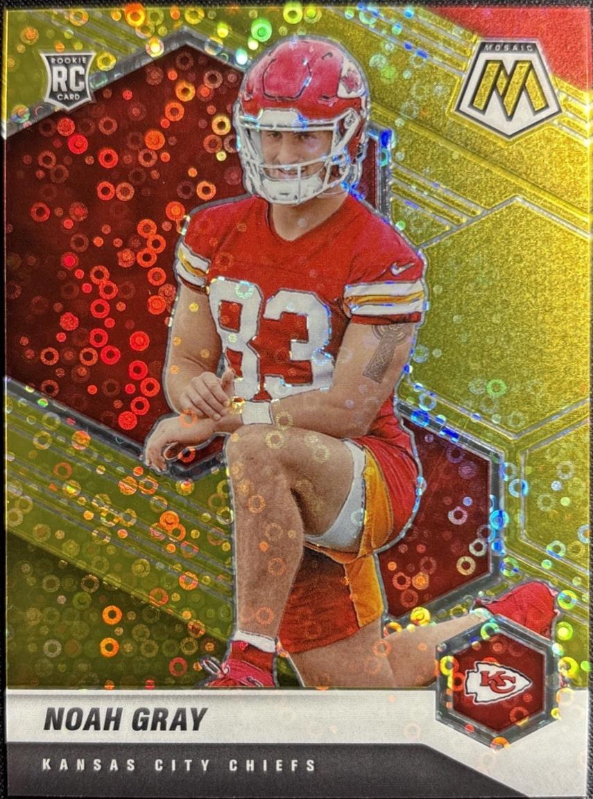 Noah Gray [No Huddle Gold Mosaic] #387