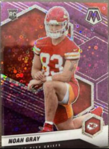 Noah Gray [No Huddle Purple Mosaic] #387