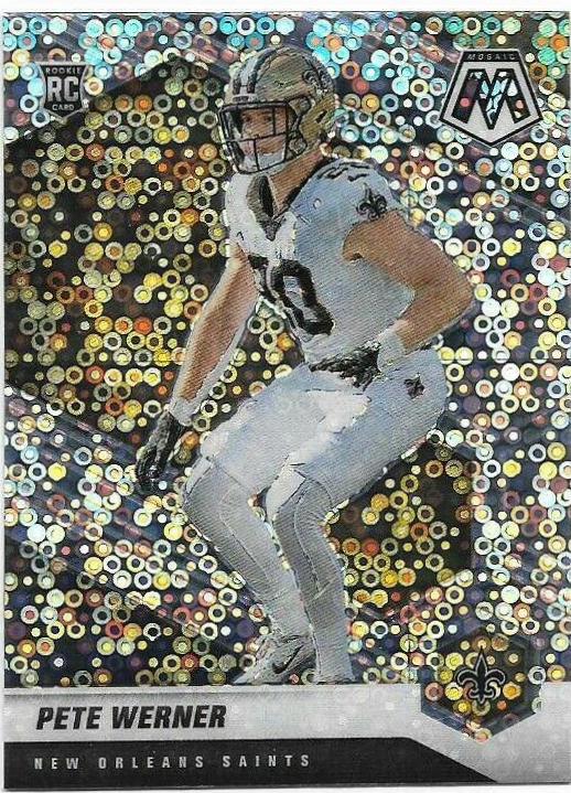 Pete Werner [No Huddle Silver Mosaic] #367