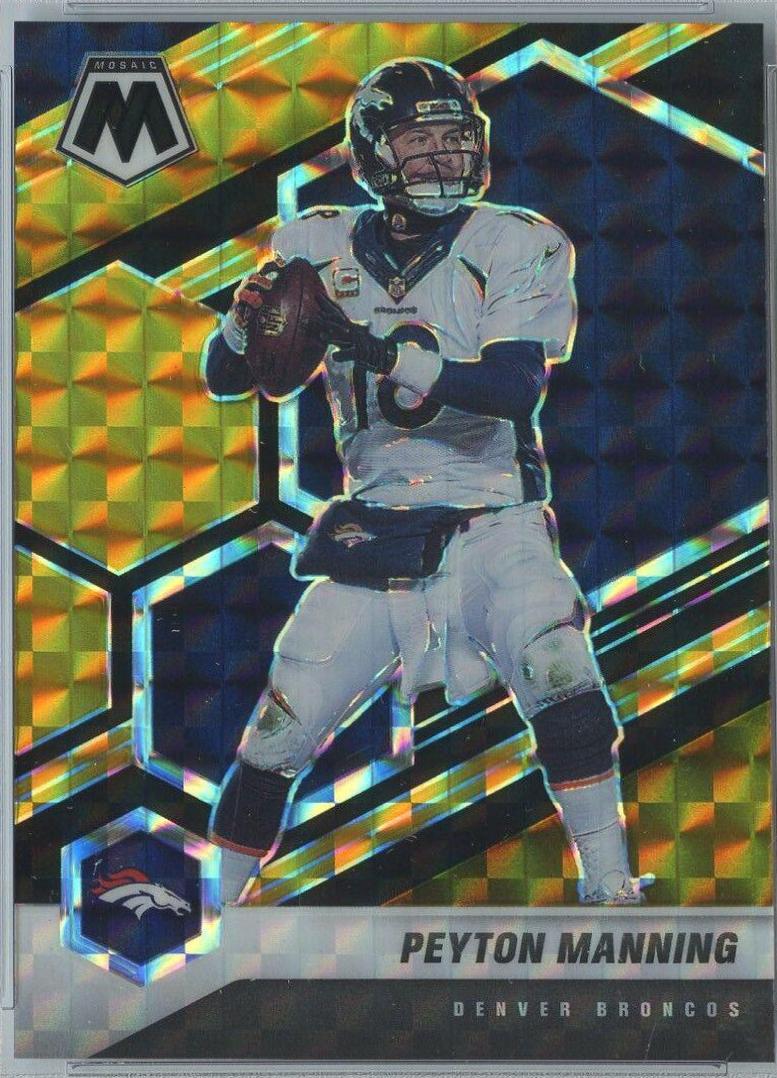 Peyton Manning [Choice Black Gold Mosaic] #67