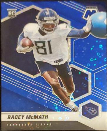 Racey McMath [No Huddle Blue Mosaic] #392