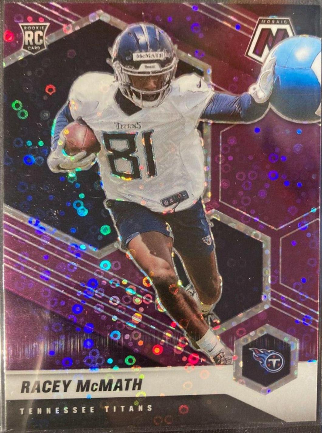 Racey McMath [No Huddle Purple Mosaic] #392