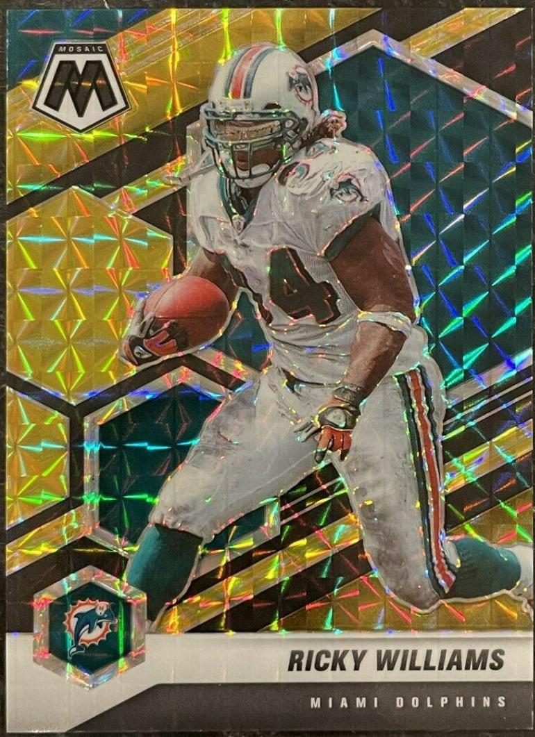 Ricky Williams [Choice Black Gold Mosaic] #124