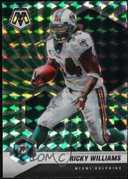 Ricky Williams [Green Swirl Mosaic] #124