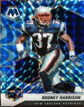 Rodney Harrison [Reactive Blue Mosaic] #136