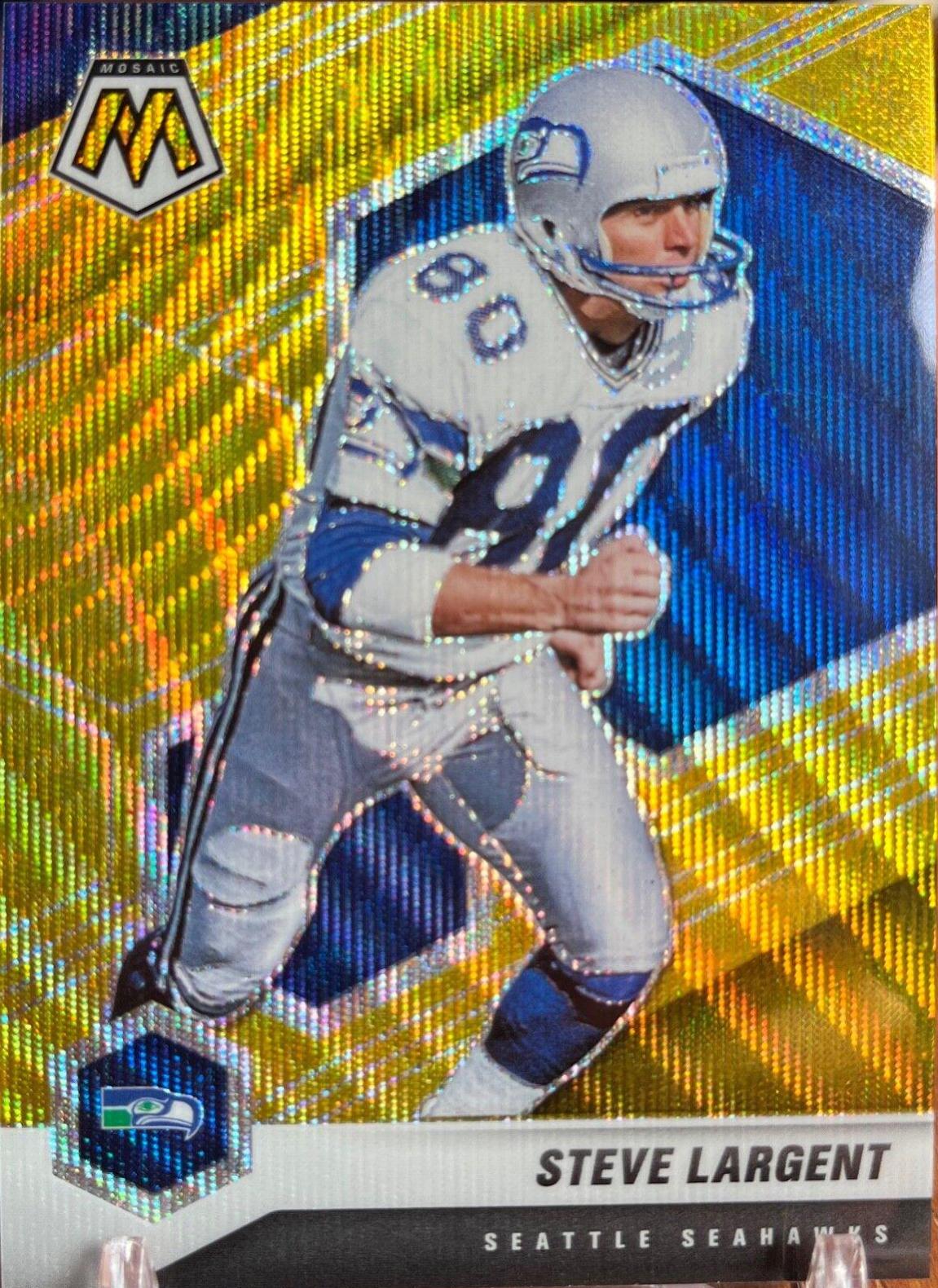Steve Largent [Gold Wave Mosaic] #180