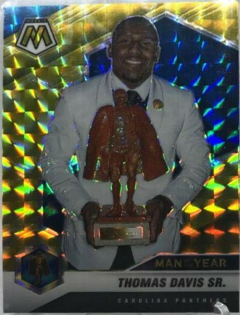 Thomas Davis Sr. [Reactive Yellow Mosaic] #268
