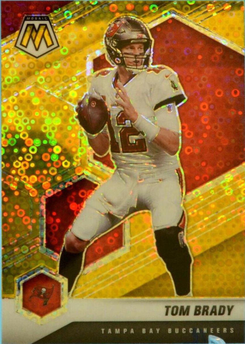 Tom Brady [No Huddle Gold Mosaic] #186
