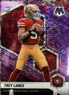 Trey Lance [No Huddle Purple Mosaic] #303