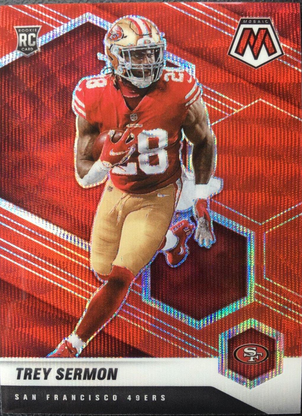 Trey Sermon [Red Wave Mosaic] #324