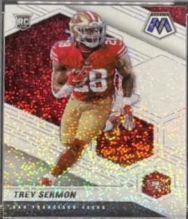 Trey Sermon [White Sparkle] #324