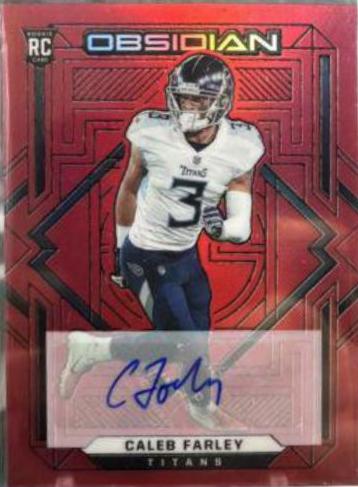 Caleb Farley [Autograph Red Flood] #168