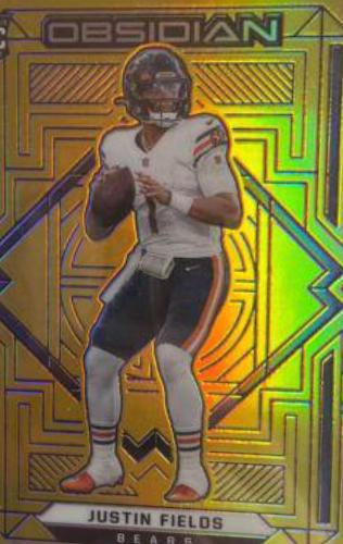 Justin Fields [Gold Flood] #103
