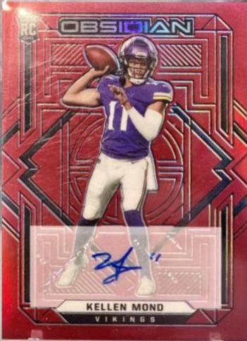 Kellen Mond [Autograph Red Flood] #106