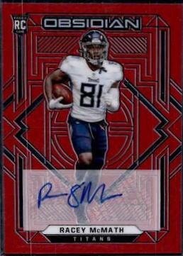 Racey McMath [Autograph Red Flood] #154