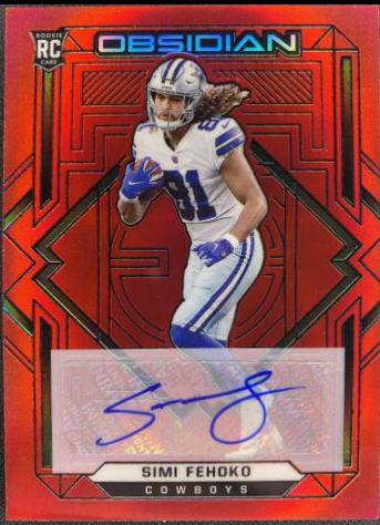 Simi Fehoko [Autograph Red Flood] #142