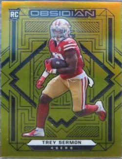 Trey Sermon [Gold Flood] #129