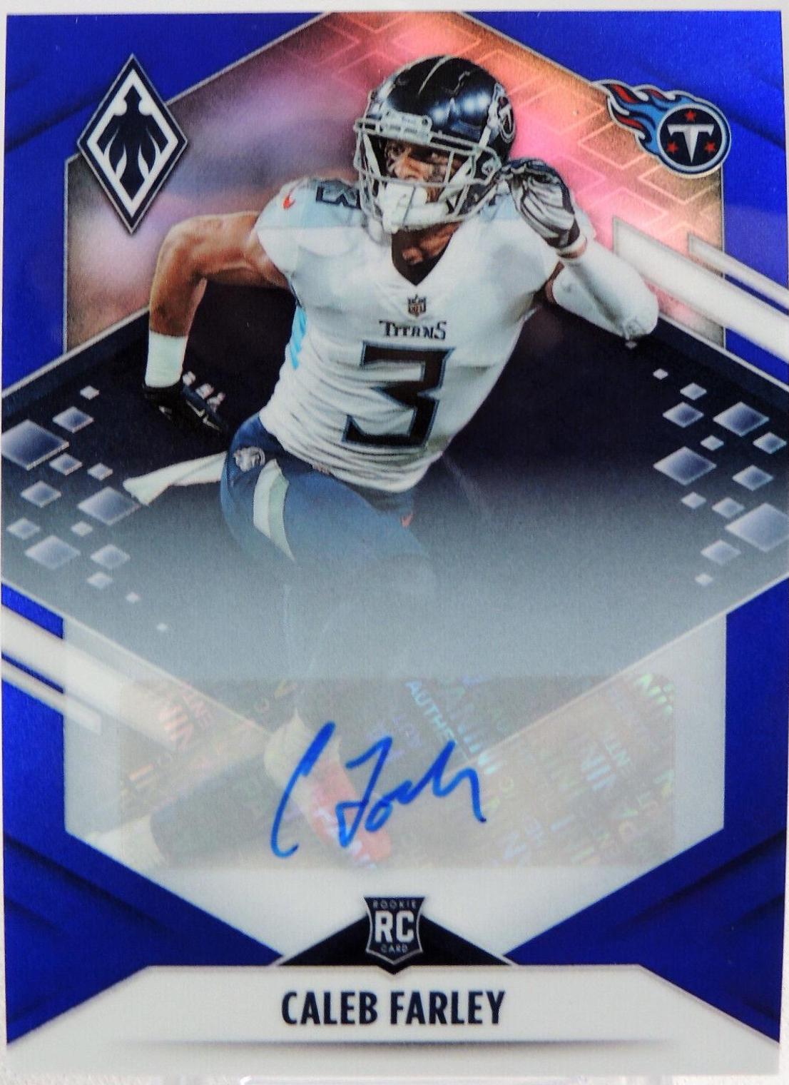 Caleb Farley [Blue Autograph] #151