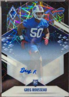 Greg Rousseau [Black Lazer Autograph] #155