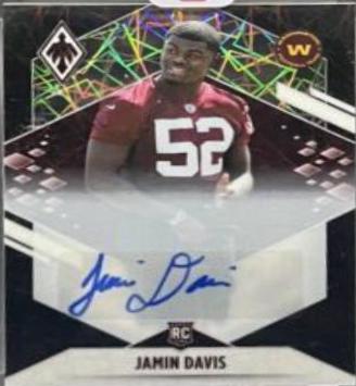 Jamin Davis [Black Lazer Autograph] #149
