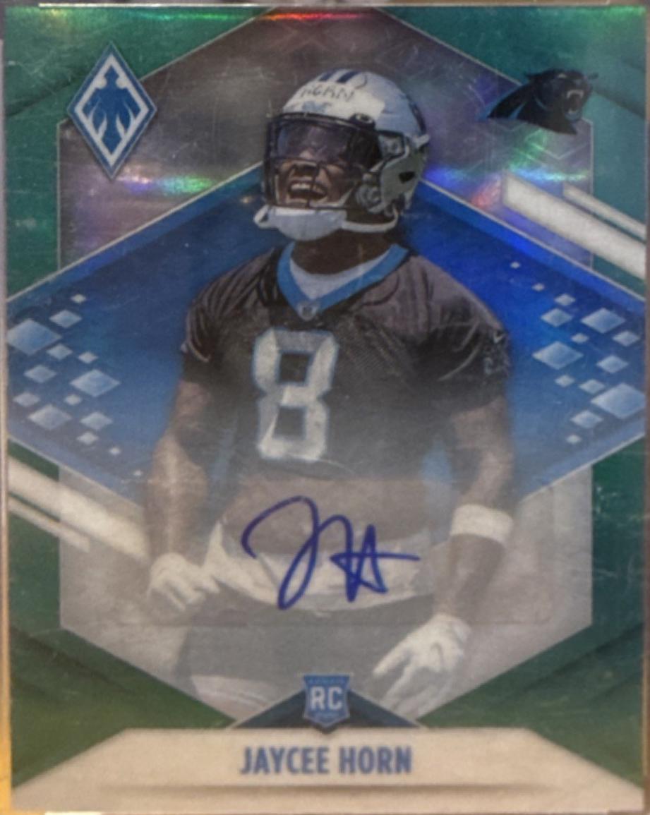 Jaycee Horn [Green Autograph] #144