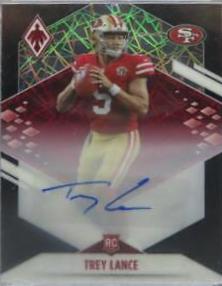 Trey Lance [Black Lazer Autograph] #103