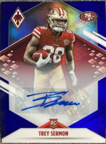 Trey Sermon [Blue Autograph] #126
