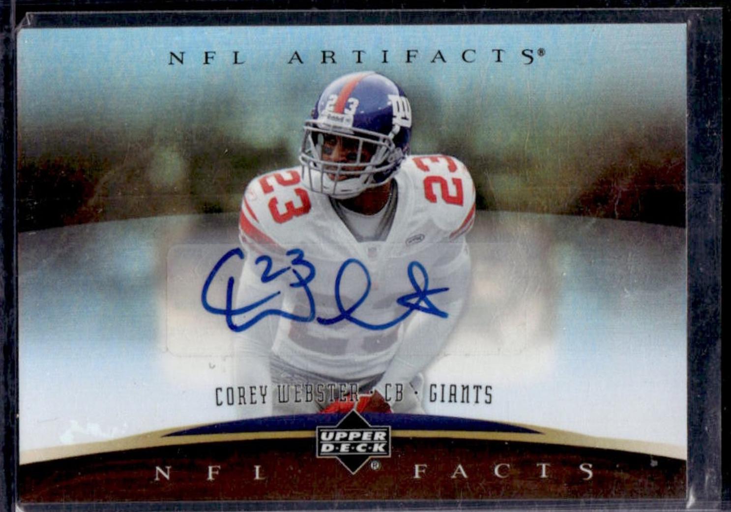Corey Webster [Autograph] #NF-CW