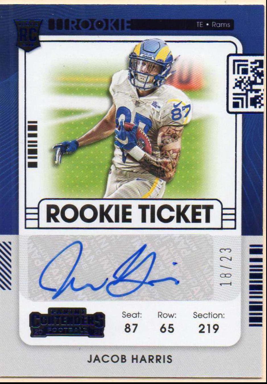 Jacob Harris [Autograph Blue] #138