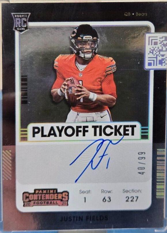 Justin Fields [Autograph Green] #108