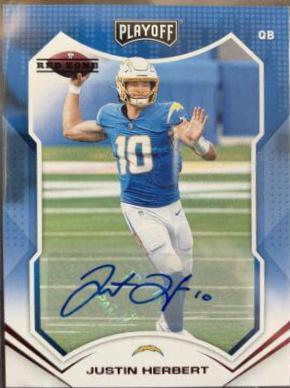 Justin Herbert [Autograph Red Zone] #94