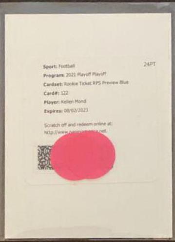 Kellen Mond [Autograph Blue] #122