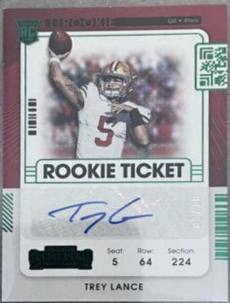 Trey Lance [Autograph Green] #103