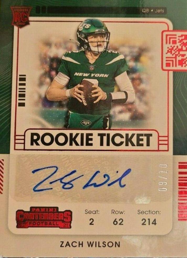 Zach Wilson [Autograph Red] #102