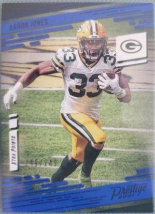 Aaron Jones [Xtra Points Blue] #105