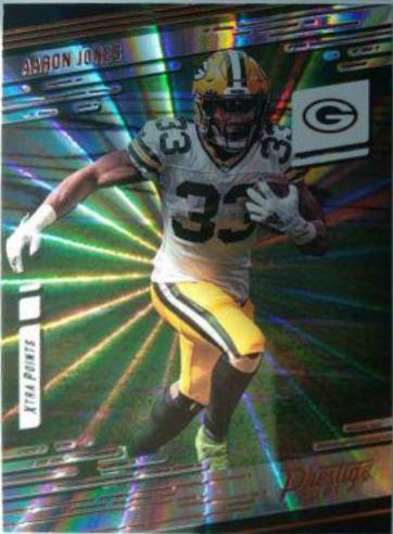 Aaron Jones [Xtra Points Sunburst] #105