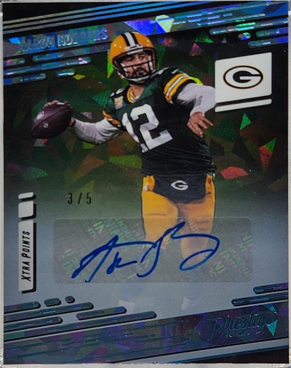 Aaron Rodgers [Xtra Points Signature Premium Platinum] #104