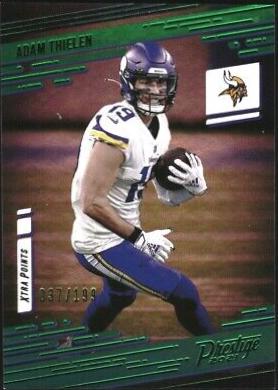 Adam Thielen [Xtra Points Premium Green] #158