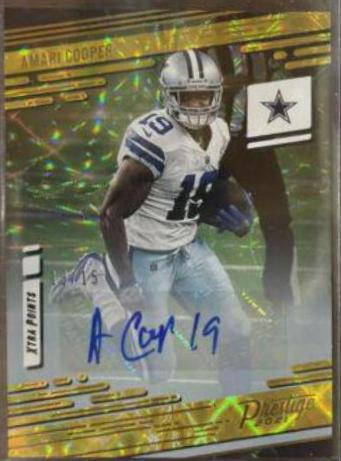 Amari Cooper [Xtra Points Signature Premium Gold] #7