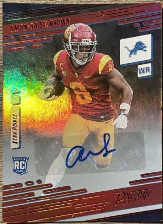 Amon Ra St. Brown [Xtra Points Premium Red] #234