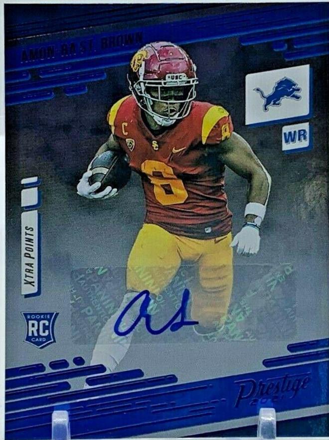 Amon Ra St. Brown [Xtra Points Signature Premium Blue] #234