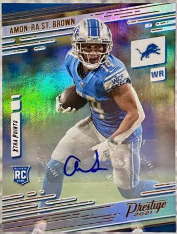 Amon Ra St. Brown [Xtra Points Signature Premium Platinum] #234